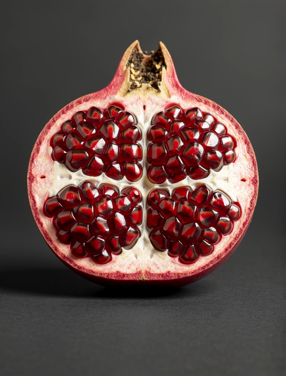 Botanical study of pomegranate
